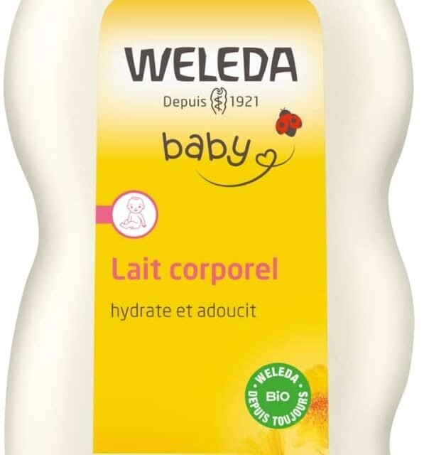 WELEDA - Lait corporel Calendula - Adoucit et hydrate - 200 ml