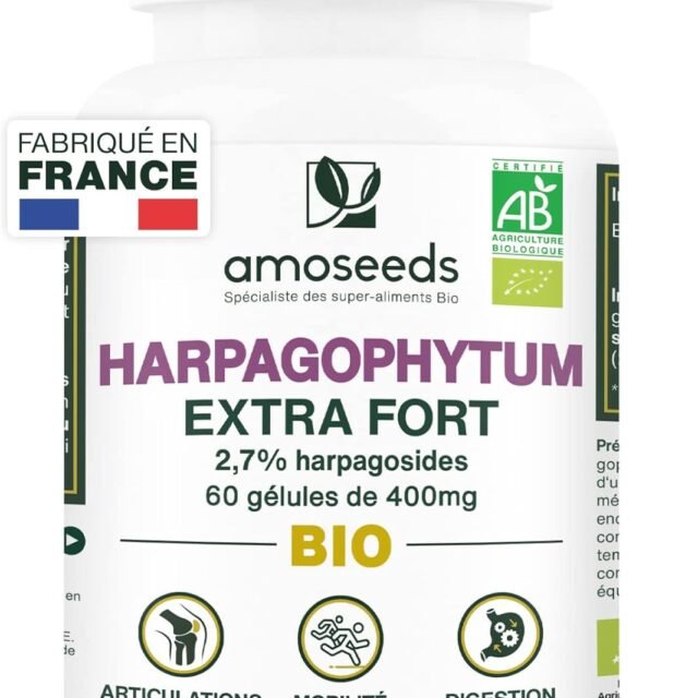 Harpagophytum BIO, Extra Fort | Articulations, Tendons, Mobilité | 60 Gélules Vegan