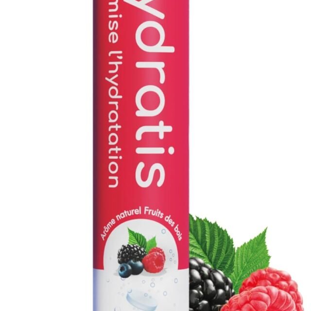 HYDRATIS - Pastilles Effervescentes Fruits des Bois - Hydratation Optimale - 20 unités