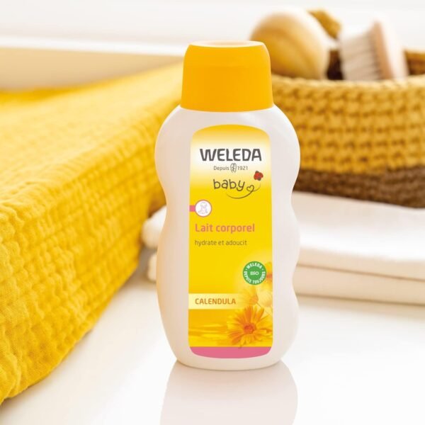 WELEDA - Lait corporel Calendula - Adoucit et hydrate - 200 ml – Image 6