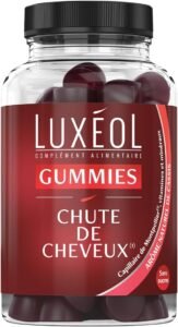 LUXÉOL - Gummies Anti-Chute - Orange & Mandarine - Sans Sucres