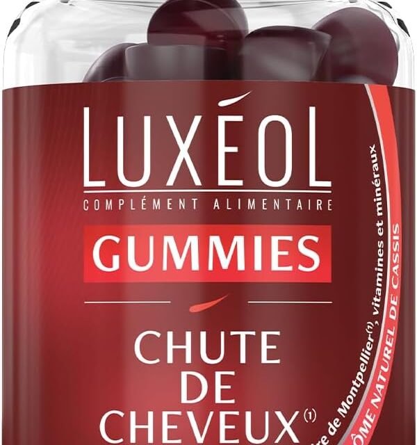 LUXÉOL - Gummies Anti-Chute - Orange & Mandarine - Sans Sucres