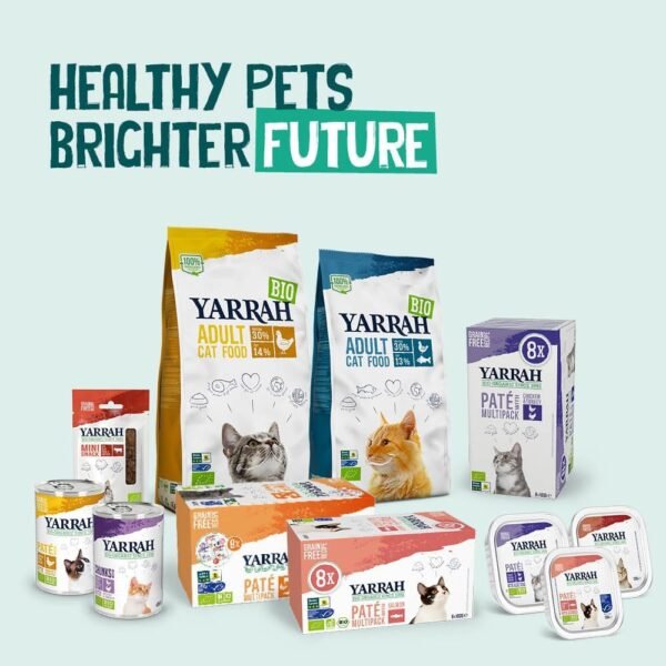 Yarrah Bio Lot de 16 boîtes de pâtée pour Chat (16 x 100 g) – Image 3