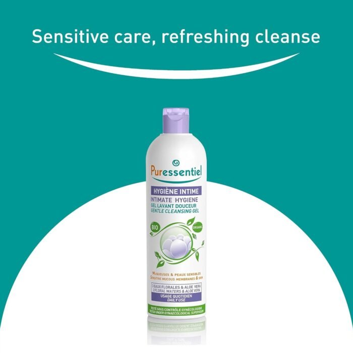 Puressentiel - Hygiène Intime - Gel Lavant Douceur aux 3 eaux florales et à l'aloé vera - Bio - Hypoallergénique - 500 ml, vue 7