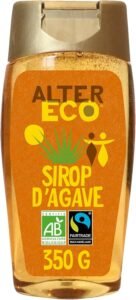 ALTER ECO - Sirop d&rsquo;Agave Bio - Sucre Naturel Non Raffiné - 350g