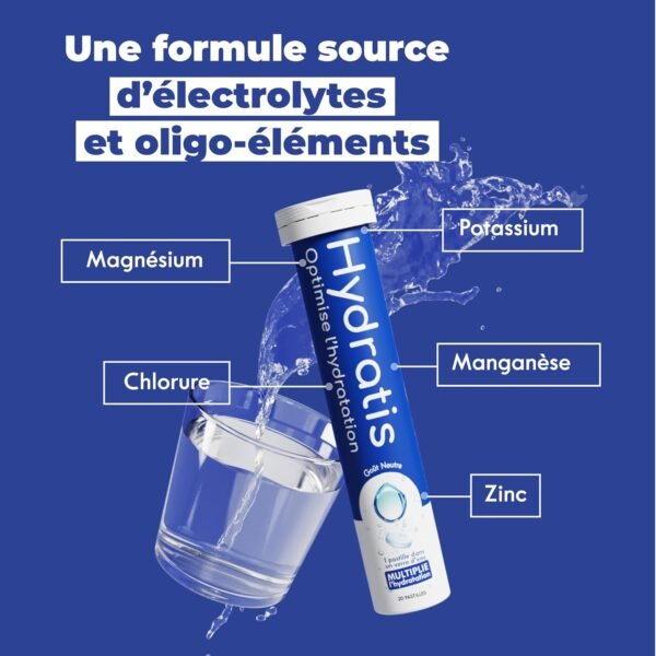 HYDRATIS - Pastilles Effervescentes Fruits des Bois - Hydratation Optimale - 20 unités – Image 8