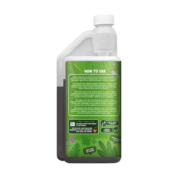 Envii Allgrow - Engrais Universel Bio - Engrais Liquide pour Plantes d'extérieur - 1 litre donne 330 litres – Image 4