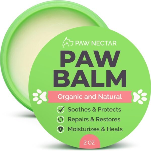 Paw Nectar Baume pour Coussinet de Chien Guérit, répare et restaure Les Pattes sèches 2 Oz, vue 1