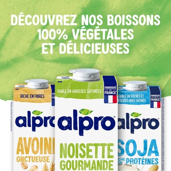 Alpro - Boisson Végétale - Noisette - 1L - Lot de 4x1L – Image 7