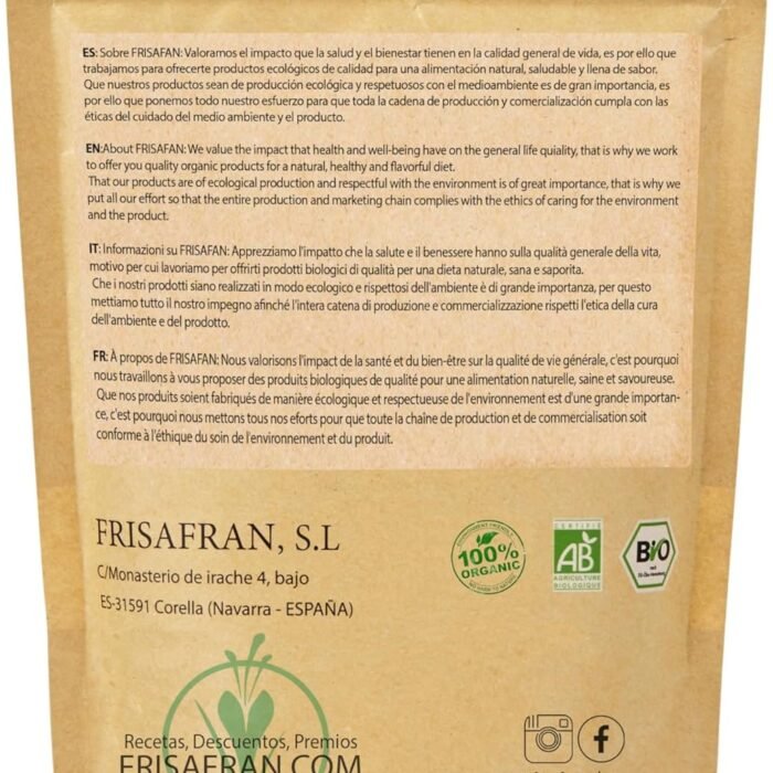FRISAFRAN | Infusion Gingembre et Citron Bio 100g | Anti-inflammatoire et Antioxydant, vue 4