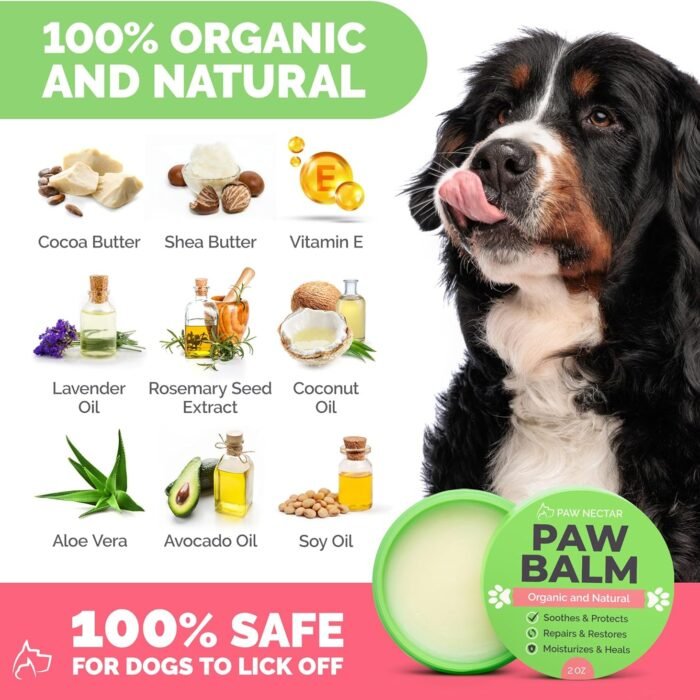 Paw Nectar Baume pour Coussinet de Chien Guérit, répare et restaure Les Pattes sèches 2 Oz, vue 5