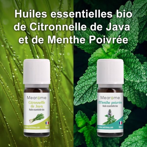 Coffret 8 x 10 ml Huiles Essentielles BIO distillées en FRANCE | Mearome – Image 3