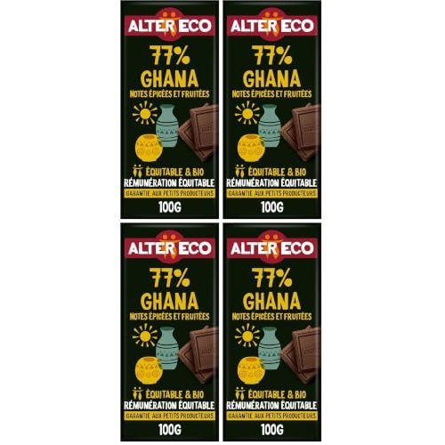 Alter Eco - Chocolat noir 77 % bio et équitable
