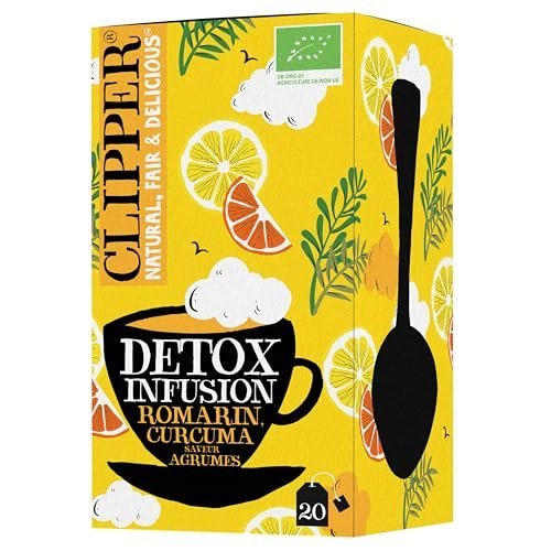 Clipper - Infusion détox agrumes, romarin et curcuma