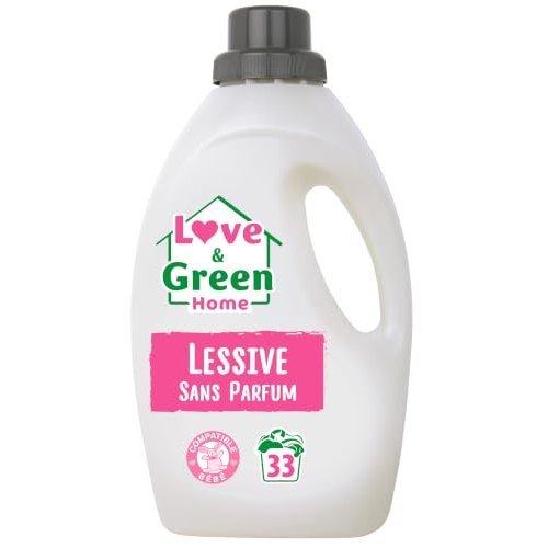 Love & Green - Recharge lessive écologique sans parfum