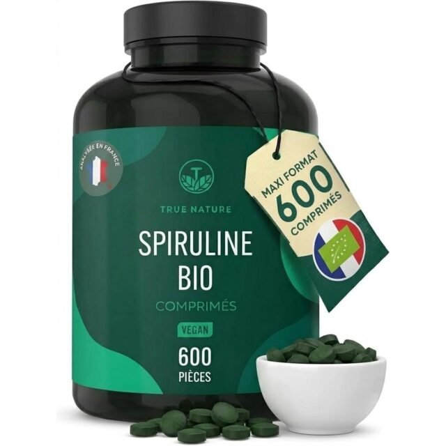 True Nature - Spiruline bio 600 comprimés